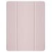 iPad 2021 Hoes - iPad 10.2 2019/2020/2021 Case - iPad 10.2 Hoesje Roze - Clear Back Folio Cover met Apple Pencil Opbergvak - Hoesje voor iPad 10.2 7e, 8e en 9e generatie - Tablet Hoezen - CoverMore