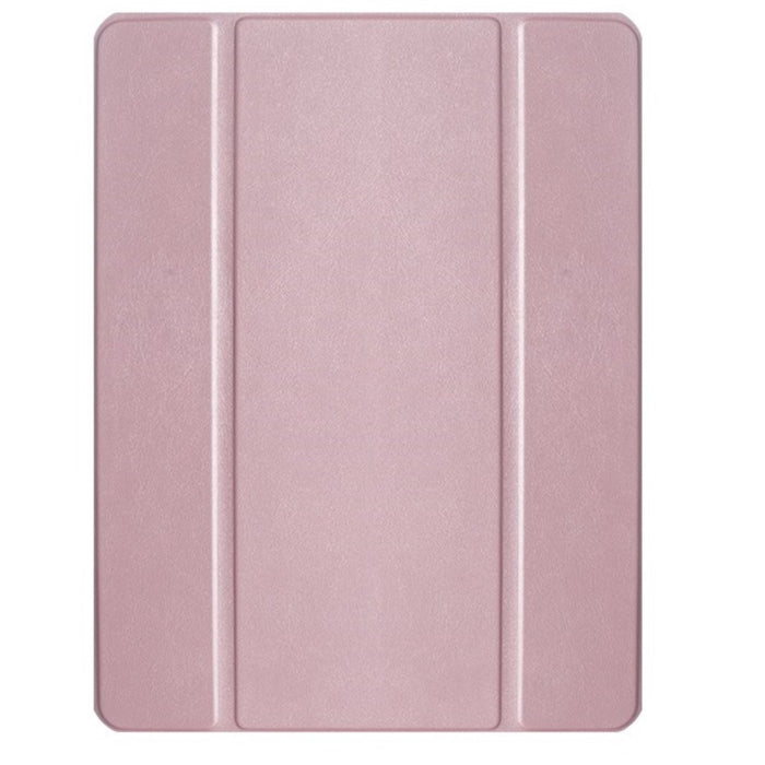 iPad 2021 Hoes - iPad 10.2 2019/2020/2021 Case - iPad 10.2 Hoesje Roze Goud - Clear Back Folio Cover met Apple Pencil Opbergvak - Hoesje voor iPad 10.2 7e, 8e en 9e generatie - Tablet Hoezen - CoverMore