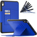 iPad (2022) 10.9 Inch Hoesje - 10e Generatie - iPad 10 Hoes - Smart Folio Case - Apple Pencil Vakje - Magnetische Hard Cover - Beschermhoes - Auto Wake/Sleep functie - Blauw - Tablet Hoezen - Phreeze