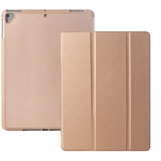 iPad 4 hoes - iPad 3 hoesje - Goud - iPad 4 case met Pencil Vakje - Smart Folio Cover voor de Apple iPad 9.7 2/3/4 (2012,2013,2014) - Tablet Hoezen - CoverMore