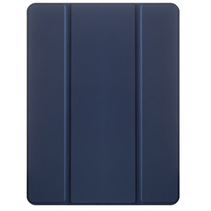 iPad Air 2020 Hoes - iPad Air 4 Cover met Apple Pencil Vakje - Donker Blauw Hoesje iPad Air 10.9 inch (4e generatie) Smart Folio Case - Tablet Hoezen - CoverMore