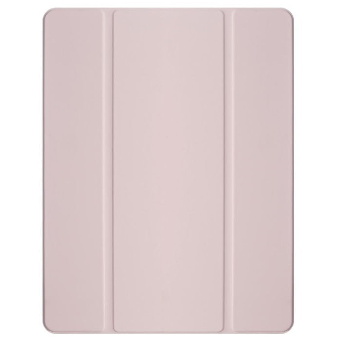 iPad Air 2020 Hoes - iPad Air 4 Cover met Apple Pencil Vakje - Roze Hoesje iPad Air 10.9 inch (4e generatie) Clear Back Folio Case - Tablet Hoezen - CoverMore