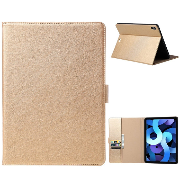 iPad Air 2020 Hoes - Vegan Leer - Premium Hoesje Case Cover voor de Apple iPad Air 4e Generatie 10.9 2020 - Goud - Tablet Hoezen - Phreeze