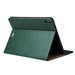 iPad Air 2020 Hoes - Vegan Leer - Premium Hoesje Case Cover voor de Apple iPad Air 4e Generatie 10.9 2020 - Groen - Tablet Hoezen - Phreeze