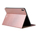 iPad Air 2020 Hoes - Vegan Leer - Premium Hoesje Case Cover voor de Apple iPad Air 4e Generatie 10.9 2020 - Roze Goud - Tablet Hoezen - Phreeze