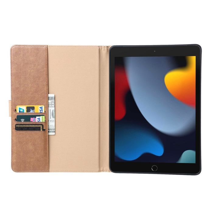 iPad Air 3 10.5 Hoes - Vegan Leer - Premium Hoesje Case Cover voor de Apple iPad Air 3e Generatie 10.5 2019 - Bruin