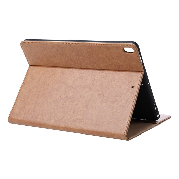 iPad Air 3 10.5 Hoes - Vegan Leer - Premium Hoesje Case Cover voor de Apple iPad Air 3e Generatie 10.5 2019 - Bruin