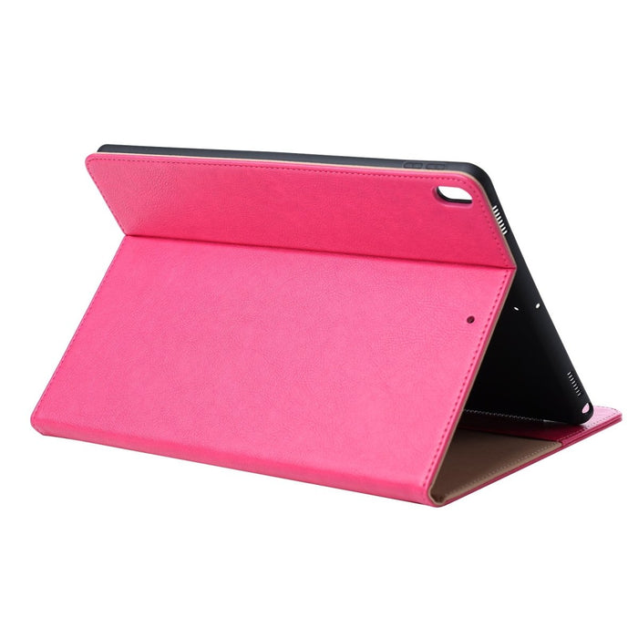 iPad Air 3 10.5 Hoes - Vegan Leer - Premium Hoesje Case Cover voor de Apple iPad Air 3e Generatie 10.5 2019 - Roze