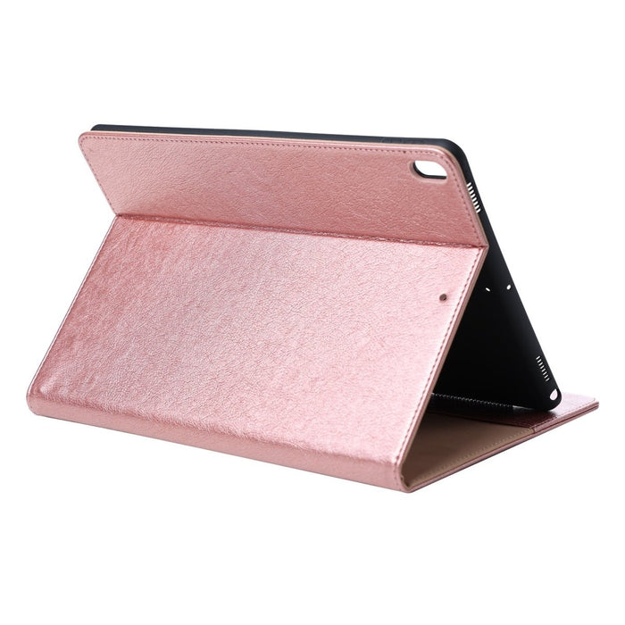 iPad Air 3 10.5 Hoes - Vegan Leer - Premium Hoesje Case Cover voor de Apple iPad Air 3e Generatie 10.5 2019 - Roze Goud