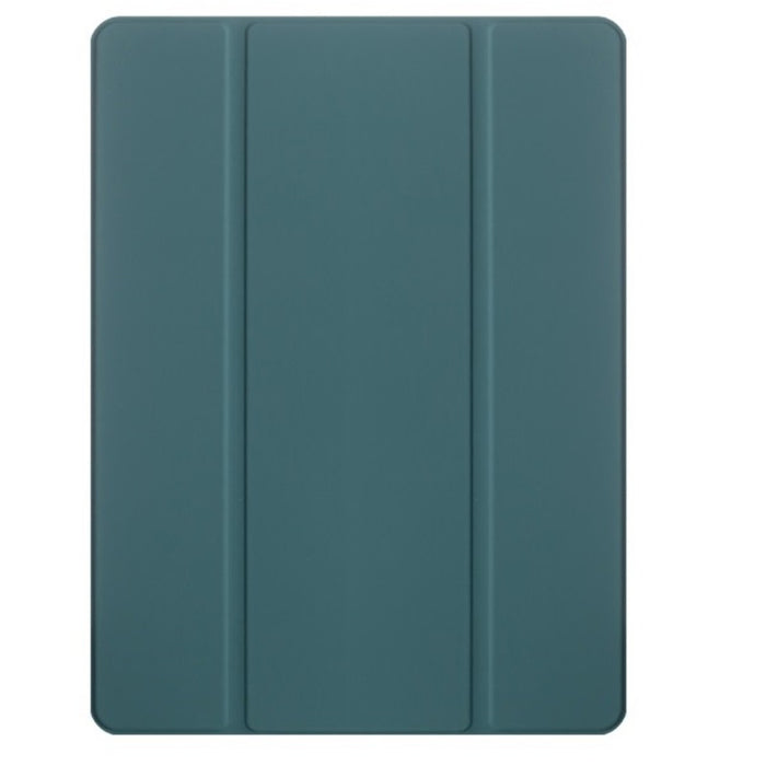 iPad Air 3 (2019) 10.5 Hoes - iPad Air 2019 (3e generatie) Case - Donker Groen - Clear Back Folio iPad Air Cover met Apple Pencil Opbergvak - Hoesje voor Apple iPad Air 3e Generatie (2019) 10.5 inch - Tablet Hoezen - CoverMore