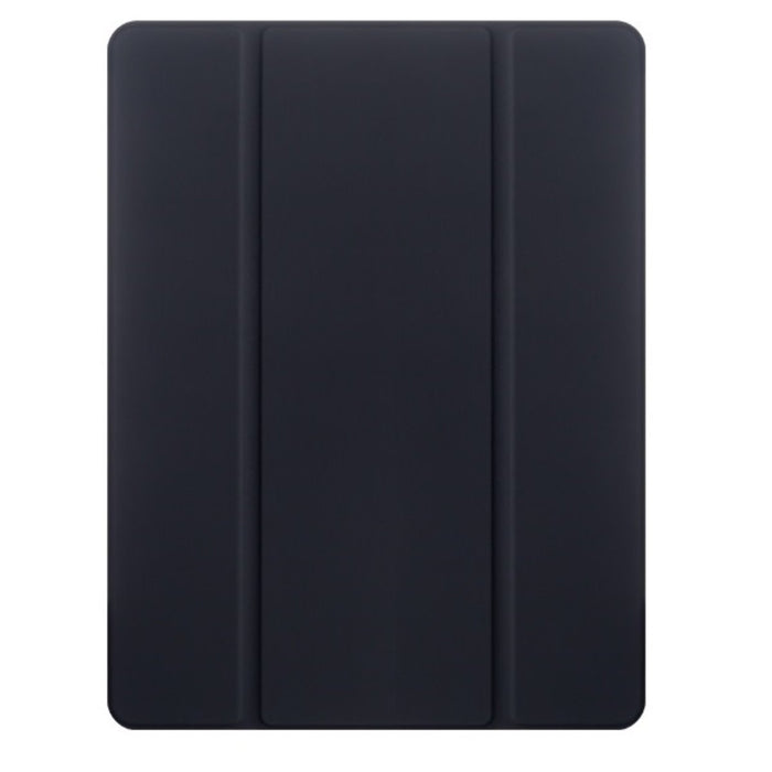 iPad Hoes 2017 / 2018 / Air / Air 2 - Clear Back Folio Cover met Apple Pencil Opbergvak - Magnetische iPad Case - Zwart - Schokbestendige iPad Hoesje - Geschikt voor Apple iPad 5e / 6e en iPad Air 1e / 2e generaties