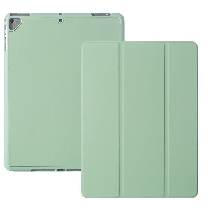iPad Hoes 2017 / 2018 / Air / Air 2 - Smart Folio Cover met Apple Pencil Opbergvak - Magnetische iPad Case - Groen - Schokbestendige iPad Hoesje - Geschikt voor Apple iPad 5e / 6e en iPad Air 1e / 2e generaties
