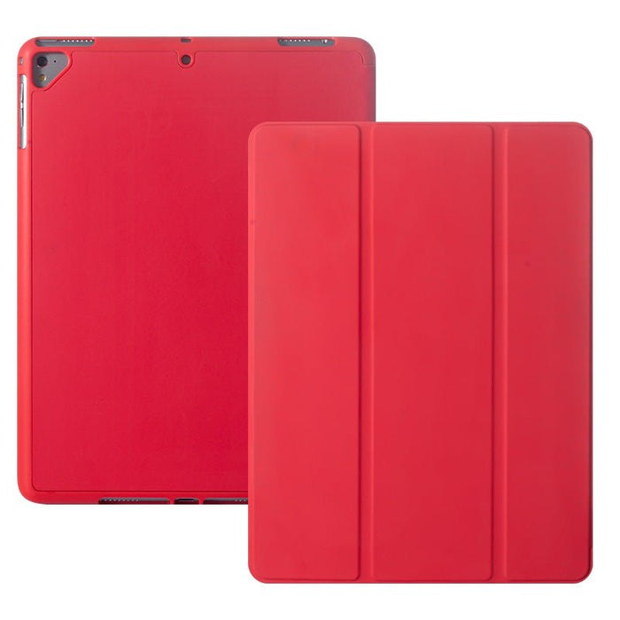 iPad Hoes 2017 / 2018 / Air / Air 2 - Smart Folio Cover met Apple Pencil Opbergvak - Magnetische iPad Case - Rood - Schokbestendige iPad Hoesje - Geschikt voor Apple iPad 5e / 6e en iPad Air 1e / 2e generaties
