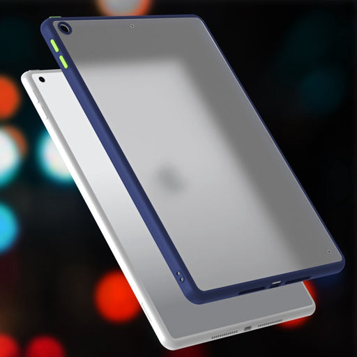 iPad Hoes 6e Generatie - iPad Hoes 5e Generatie - iPad 9.7 inch Hoes - Phreeze Hoesje Back Cover - AntiShock - Blauw - Transparant - Tablet Hoezen - Phreeze