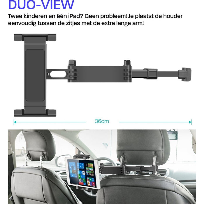 iPad houder - Tablet houder auto hoofdsteun - Nintendo Switch/Telefoonhouder auto