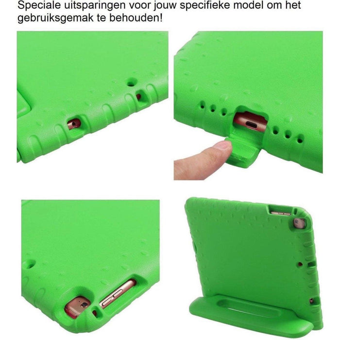 iPad Mini 4 Kinderhoes | Premium Kwaliteit | iPad Mini 4 Hoes Kids | iPad Mini 4 Hoes Kinderen | Kindvriendelijk | Geschikt voor de Apple iPad Mini 4 | Kids Cover iPad Mini 4 | Apple iPad Mini Kindvriendelijke Tablet Hoes - Groen