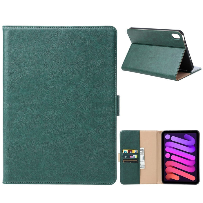 iPad Mini 6 2021 (8.3 inch) Hoes Groen - Premium Vegan Leer - Apple iPad Mini 2021 Case - Luxe iPad Mini 6 Cover