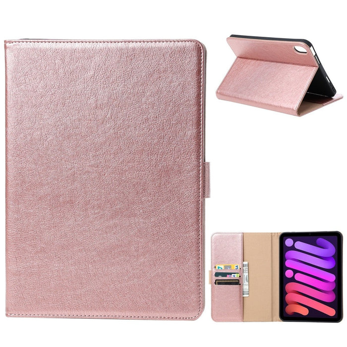 iPad Mini 6 2021 (8.3 inch) Hoes Roze Goud - Premium Vegan Leer - Apple iPad Mini 2021 Case - Luxe iPad Mini 6 Cover