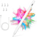 iPad Pen - Active Stylus Pen - Alternatief Apple Pencil - Exclusief voor iPad 2019, Air 2019, Pro 11, Pro 12 inch en nieuwer - Styluspen - Magnetisch opladen - Handdetectie - 2 Extra Punten - Tot 12 Uur Werktijd - Opbergdoosje wit - Telefoon Accessoires - Phreeze
