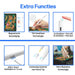 iPad Pen - Active Stylus Pen - Alternatief Apple Pencil - Exclusief voor iPad 2019, Air 2019, Pro 11, Pro 12 inch en nieuwer - Styluspen - Magnetisch opladen - Handdetectie - 2 Extra Punten - Tot 12 Uur Werktijd - Opbergdoosje wit - Telefoon Accessoires - Phreeze