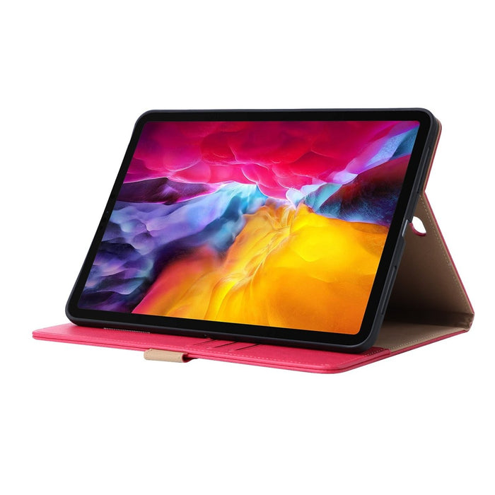 iPad Pro 11 (2021) Hoes - Vegan Leer - Premium Hoesje Case Cover voor de Apple iPad Pro 3e Generatie 11 2021 - Roze