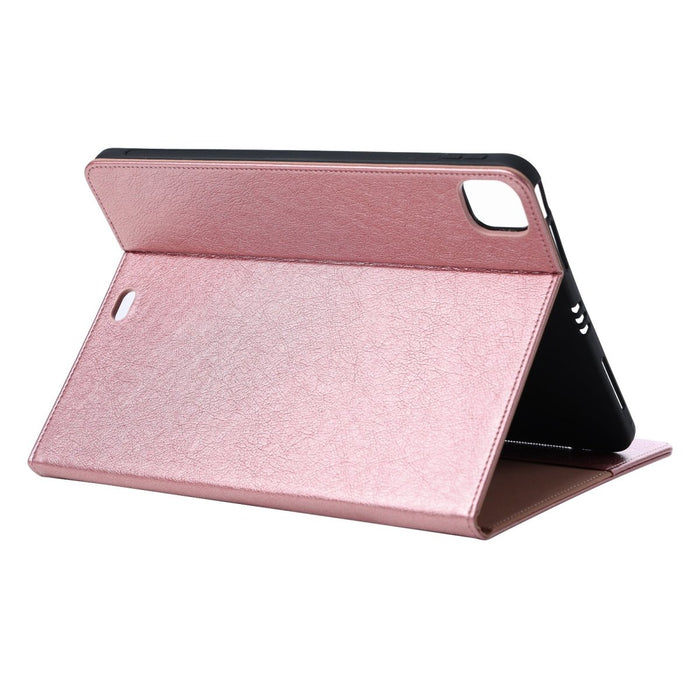 iPad Pro 11 (2021) Hoes - Vegan Leer - Premium Hoesje Case Cover voor de Apple iPad Pro 3e Generatie 11 2021 - Roze Goud