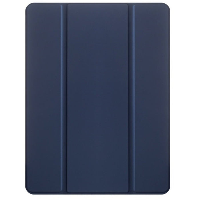iPad Pro 12.9 Hoes - iPad Pro 12.9 Hoesje 2021 met Apple Pencil Vakje - Smart Folio Case - Donker Blauw - Case geschikt voor Apple iPad Pro 12.9 3e generatie