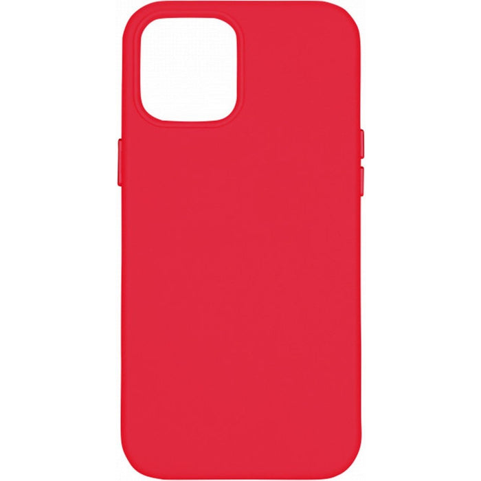 iPhone 12 Pro Hoesje - Magnetisch - Rood - iPhone 12 Pro Case Magneet - Geschikt voor Apple Magneet - Vegan Leer- MicroFiber - Metalen Knoppen - Military Grade iPhone 12 Pro Hoes