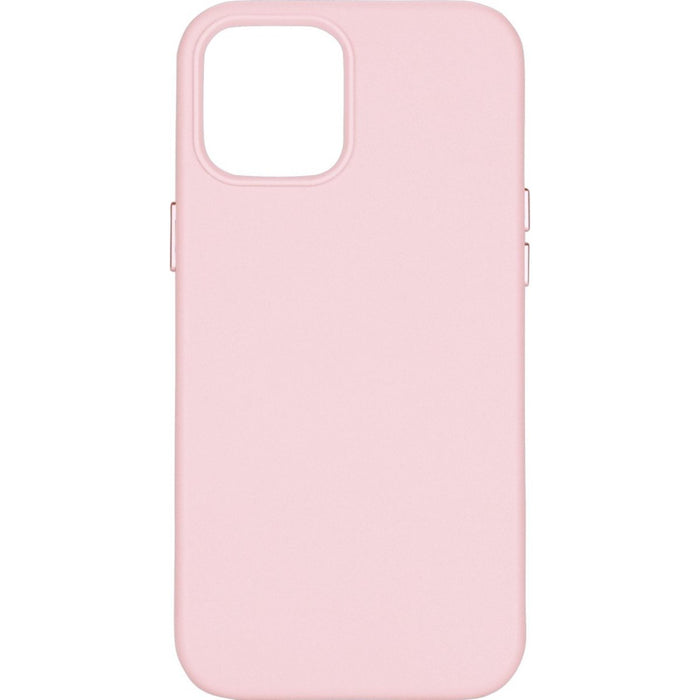 iPhone 13 Hoesje - Magnetisch - Zacht Roze - iPhone 13 Case Magneet - Geschikt voor Apple Magneet - Vegan Leer- MicroFiber - Metalen Knoppen - Military Grade iPhone 13 Hoes