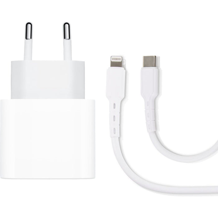 iPhone 13 oplaadstekker 20W USB-C Power oplader met 2 Meter kabel - Apple iPhone 13 - Apple iPad - USB-C Apple Magsafe Snellader iPhone 13 / 12 / 11 / iPad / 13 Pro Max / iPhone 13 Pro | iPhone 13 Lader | USBC lader | USB-C Lader | iPhone 13