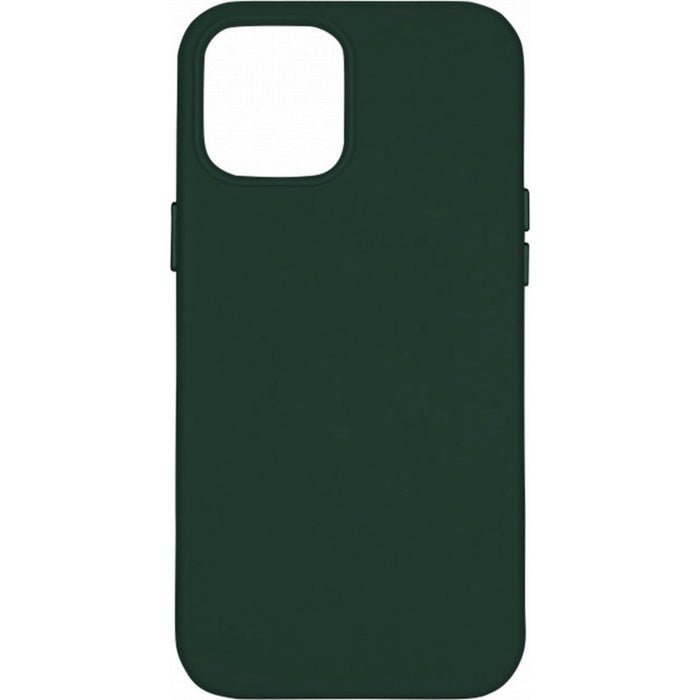 iPhone 13 Pro Hoesje - Magnetisch - Donker Groen - iPhone 13 Pro Case Magneet - Geschikt voor Apple Magneet - Vegan Leer- MicroFiber - Metalen Knoppen - Military Grade iPhone 13 Pro Hoes