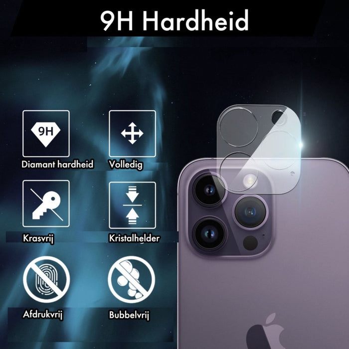 iPhone 14 Pro Max Camera Lens Protector - Eenvoudige Installatie - Camera Protector iPhone 14 Pro Max - Gehard Glas - Screenprotector