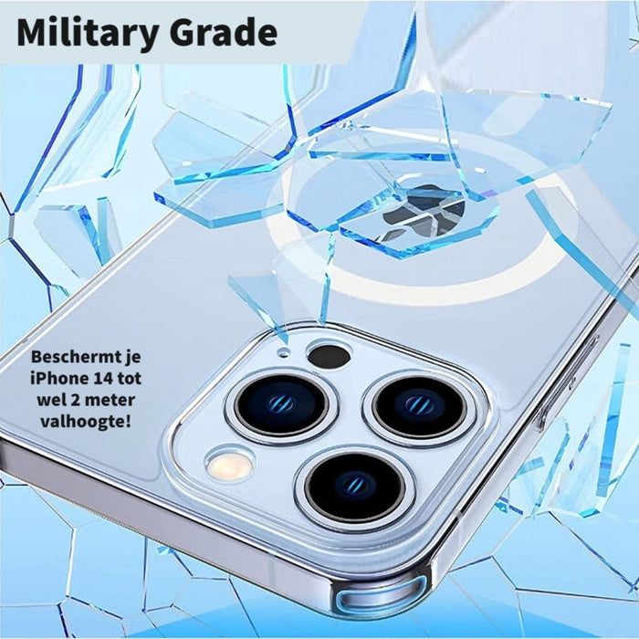 iPhone 14 Pro Max Hoesje Doorzichtig - UltraHD Transparant Hoesje - MagSafe Compatible - Geschikt voor Apple iPhone 14 Pro Max