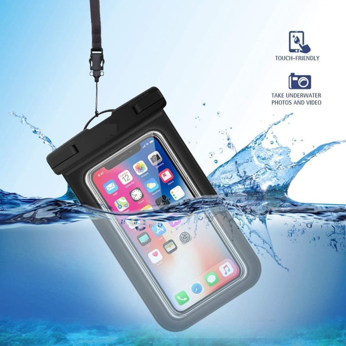 iPhone Waterproof Case / Hoes / Zakje - Geschikt voor iPhone 11 / Xs Max / 12 / 8 Plus / 7 / SE / 2020 - Waterdicht Hoesje voor iPhone met Airbag Functie