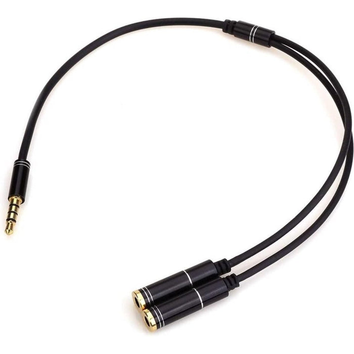 Jack Splitter | Audio Splitter 3.5 mm Jack | Audio Splitter Headset / Koptelefoon | Kabel Audio Switch | Female | Aux Splitter | Koptelefoon Splitter | Headset Splitter | Aux Splitter | Audio Jack Splitter