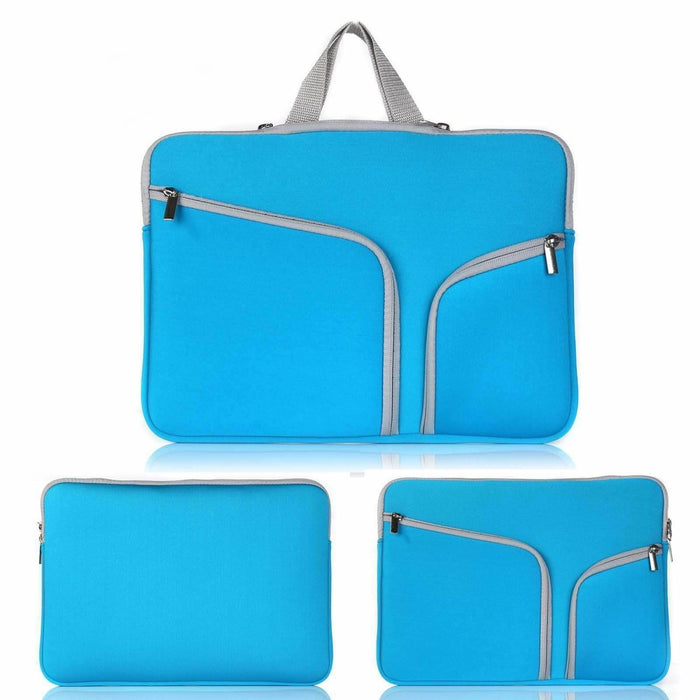 Laptoptas 11 Inch - Sleeve - Laptophoes met Rits en Opbergvak - Laptopsleeve voor Laptops van 11 tot 12 inch voor o.a Microsoft Surface Laptop Go/Pro/Chromebook