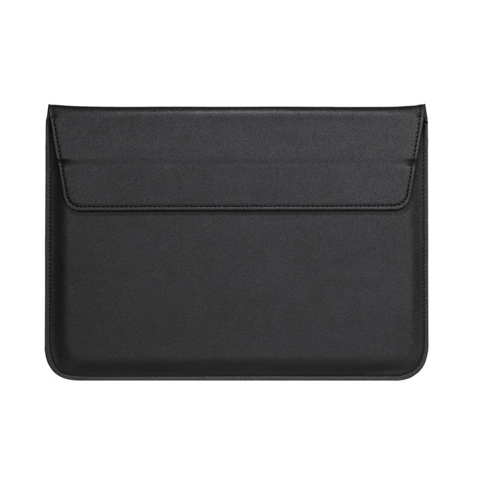 Laptoptas 11 Inch - Vegan Leer - Laptoptas met Standaard en Opbergvak - Laptopstandaard en Sleeve voor Laptops van 11 tot 12 inch voor o.a Microsoft Surface Laptop Go/Pro/Chromebook