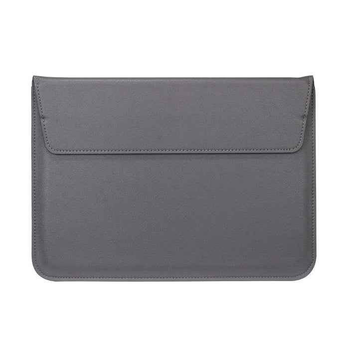 Laptoptas 12 inch - Vegan Leer - Laptoptas met Standaard en Opbergvak - Laptopstandaard en Sleeve voor Laptops van 12 tot 12.6 inch voor o.a Microsoft Surface Laptop Go/Pro/Chromebook