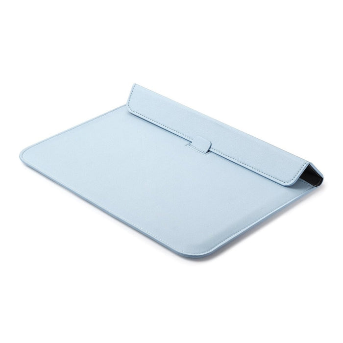 Laptoptas 12 inch - Vegan Leer - Laptoptas met Standaard en Opbergvak - Laptopstandaard en Sleeve voor Laptops van 12 tot 12.6 inch voor o.a Microsoft Surface Laptop Go/Pro/Chromebook