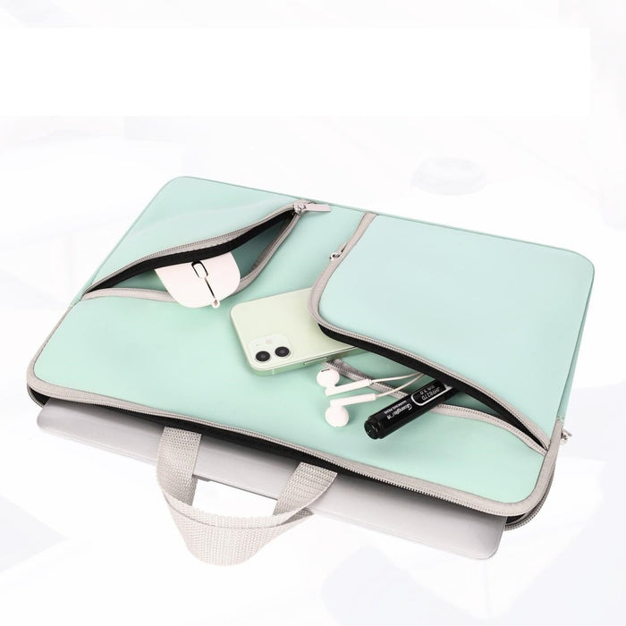 Laptoptas 13 Inch - Sleeve - Laptophoes met Rits en Opbergvak - Laptopsleeve voor Macbook Air M1 of Macbook Pro M1 - Macbook Pro Hoes - Macbook Air Hoer
