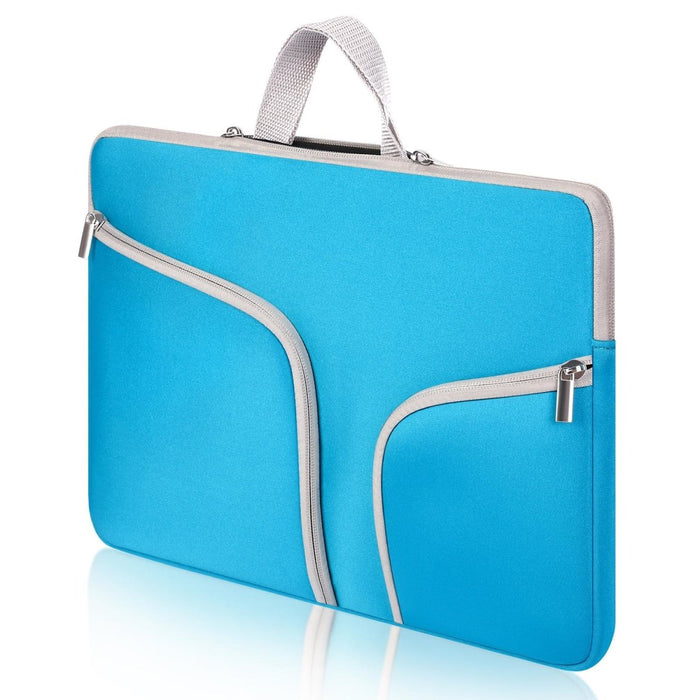 Laptoptas 13 Inch - Sleeve - Laptophoes met Rits en Opbergvak - Laptopsleeve voor Macbook Air M1 of Macbook Pro M1 - Macbook Pro Hoes - Macbook Air Hoer