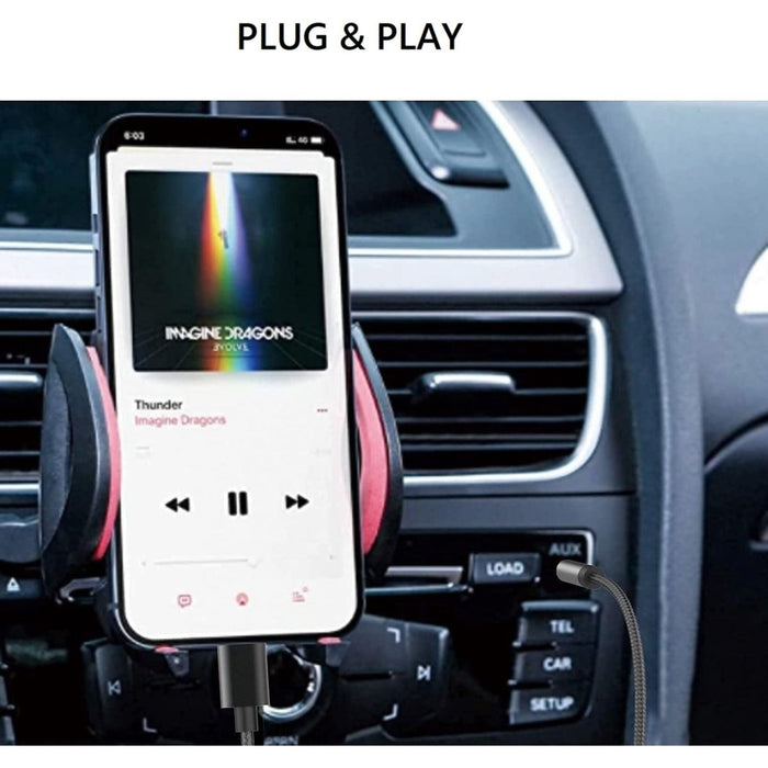 Duurzame iPhone Lightning naar Jack kabel voor Hi-Fi Audio — Phreeze