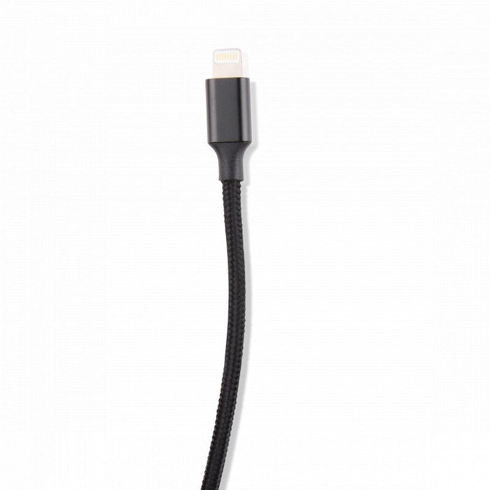Lightning USB-C Kabel 3 Meter - Nylon Gevlochten - Extra Sterk - 20W Power Delivery -iPhone oplader - iPhone kabel - iPhone oplaadkabel - iPhone snoertje - iPhone snoertje - Lightning USB Kabel - Opladerkabel - USB-C Oplader