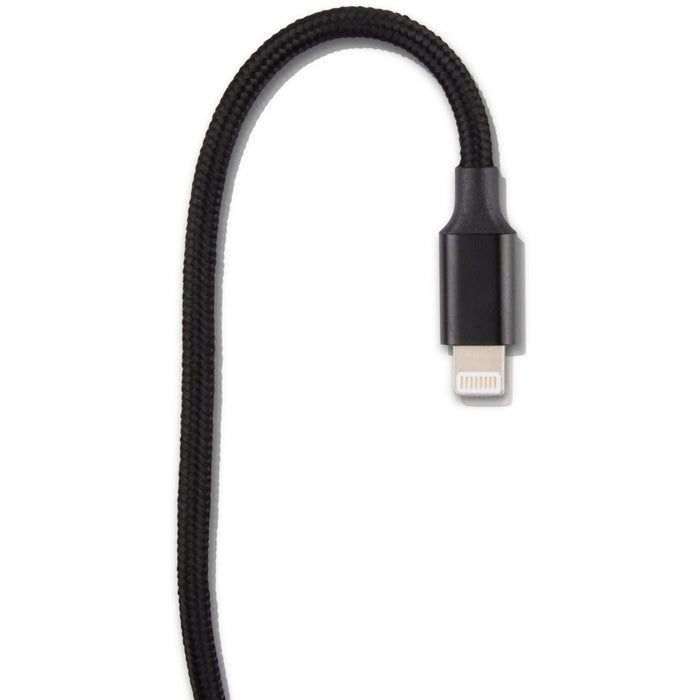 Lightning USB Kabel - iPhone Kabel Kort - Fast Charge - Korte iPhone Kabel - Lightning naar USB - iPhone Oplader Kabel - 30 CM Gevlochten Nylon - Geschikt voor Apple CarPlay, iPhone, iPad, iPod