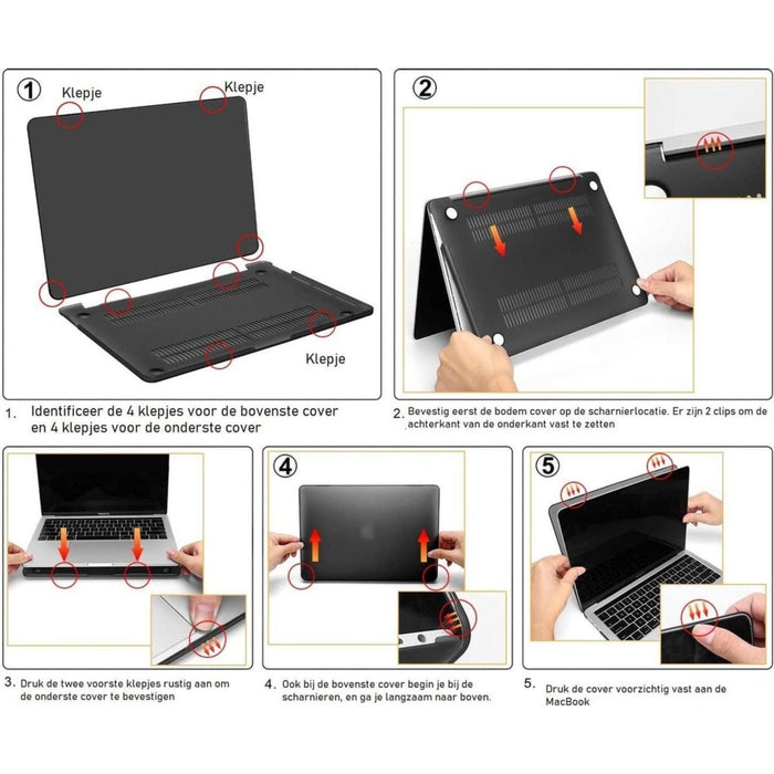 MacBook Air 13 inch (2020) A1932 - Transparante Bescherming