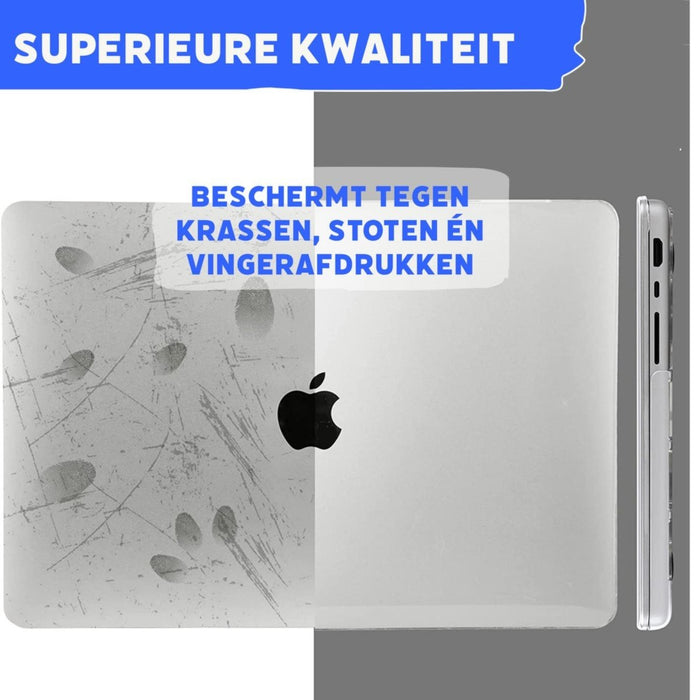 Macbook Air 13.3 inch van 2018 / 2021 Hardcase - Macbook Air M1 Case - Macbook Air M1 13,3 inch Cover - Luxe Case Premium Crystal Case Cover Hardcover Hardcase - A1932 / A2179 / A2337 M1