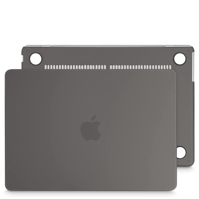 Macbook Air 2022 Hoesje - 13.6 inch - Matte Grijs - MacBook Air (M2 Chip) Case - Cover geschikt voor Apple MacBook Air (A2681)