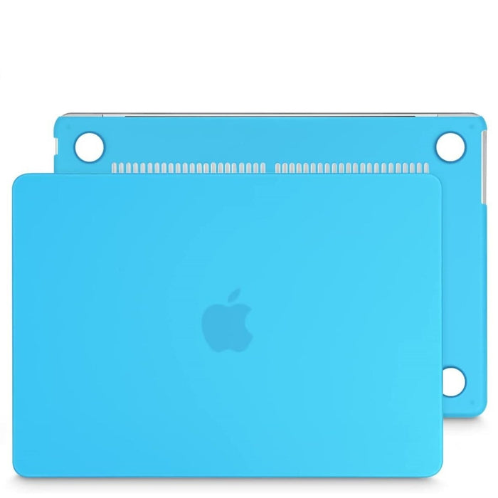 Macbook Air 2022 Hoesje - 13.6 inch - Matte Licht Blauw - MacBook Air (M2 Chip) Case - Cover geschikt voor Apple MacBook Air (A2681)