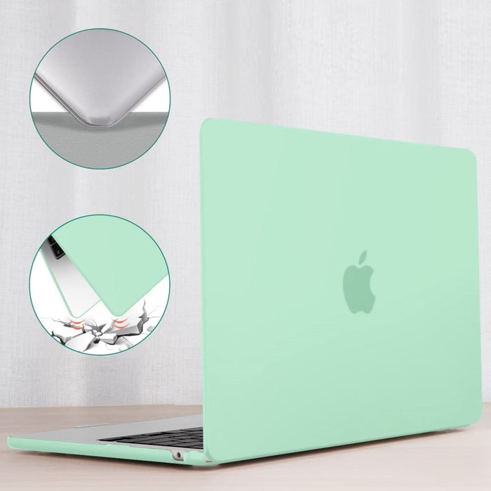 Macbook Air 2022 Hoesje - 13.6 inch - Matte Mint - MacBook Air (M2 Chip) Case - Cover geschikt voor Apple MacBook Air (A2681)