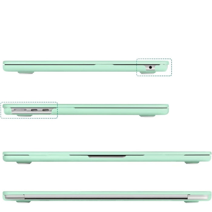 Macbook Air 2022 Hoesje - 13.6 inch - Matte Mint - MacBook Air (M2 Chip) Case - Cover geschikt voor Apple MacBook Air (A2681)